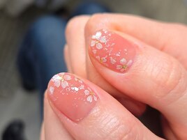 Fキラキラ桜ネイル11980円