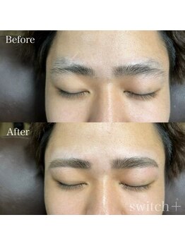 スイッチプラス(switch+)/-男性眉毛スタイリング-