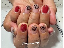 フロージュ ネイル(florjyu nail)/レオパードnail