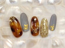 ネイルアンドアイラッシュ シシュ 高槻店(nail&eyelash SyiSyu)/べっ甲ネイル