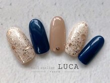ネイルアトリエルカ(nail atelier LUCA)/W-351 秋色大人オフィスネイル
