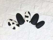 アルセア 上野御徒町店(Alcea)/マット　ダルメシアンネイル