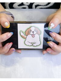 カラフルフレンチと犬ちゃん
