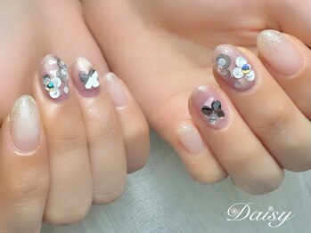 お花アート　マグネット