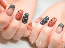 ヌル ネイル 新宿(NURU NAIL)/個性派/ドット/フレンチ/新宿