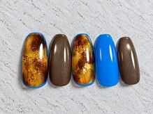 グロウネイル(glow nail)の雰囲気（デザインサンプル）