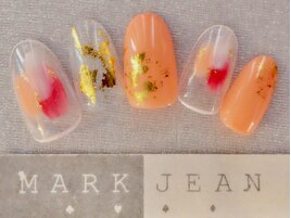 夏ぬりかけネイル