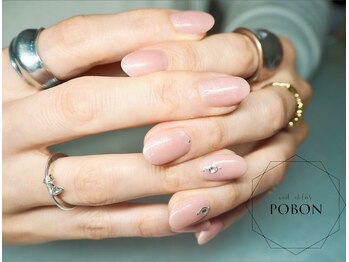 ネイルアトリエ ポボン(nail atelier POBON)/シンプルネイル
