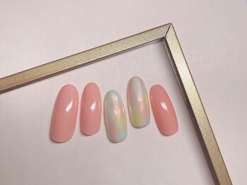 オーロラミラーうる艶ネイル