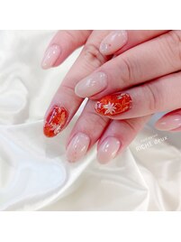 紅葉ネイル
