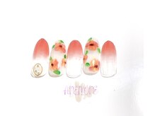アネモネ(ANEMONE)/手描きフラワーネイル☆