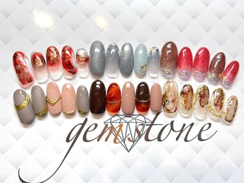 ジェムストーン(gemstone)/2023秋ネイルBコース