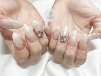 ジーエスネイル(GS NAIL)/ホワイトパウダーネイル