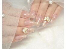 マイフェアレディ 今池(MyFairLady)/ピンクベージュ×パールリボン