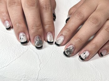 イーストハムアネーロネイル(EAST HAM anello nail)/定額/フレンチ/韓国ネイル