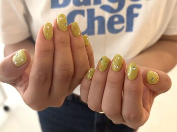 one color ＋ line stone