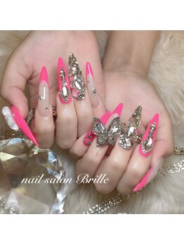 エスフィーネイルサロン ブリーユ(Esfy nailsalon Brille)/夏フレンチネイル