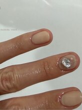 無色透明/デザインネイル