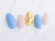 ネイルサロンウルラ(Ulula)/ふんわり◎お花のアートネイル