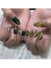 キャンネイル 金山店(Can Nail)/ミラーネイル＆ゼブラ