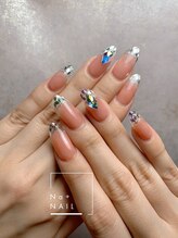 エヌエープラスネイル 葛西本店(Na+nail)/ガラスフレンチ7980円