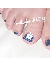 ネイルサロン キリグ(KILIG)/くまフットネイル