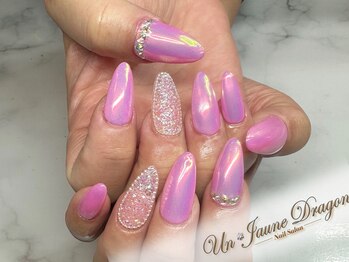 アン ジョーヌドラゴ/【ロングネイル】春ネイル