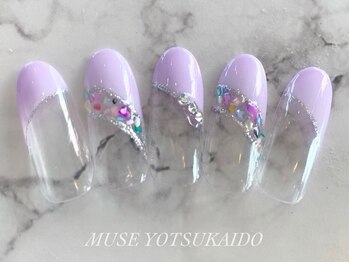 ミューズ MUSE 四街道大日店/斜めフレンチパステルシェル