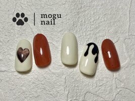 バレンタインネイル/冬ネイル