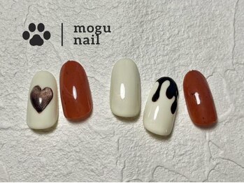 モグネイル(Mogunail)/バレンタインネイル/冬ネイル