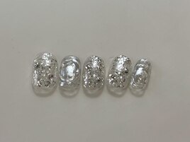 シルバーニュアンスラメ¥6000