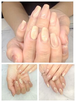 ルアナネイル(Luana_Nail)/肌馴染み最高！パールピンク♪