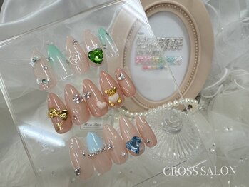 クロスサロン(CROSS  SALON)の写真/【推しガーリー定額ネイル¥8900】インスタ映え間違いなし！理想の指先へ♪推しネイルお任せください◎