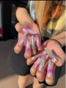 エイトボックス(8box.)の写真/ジェルチップの長さだし対応サロン♪デザインも広がる！スラっときれいな指先にしたい方♪1本440円～
