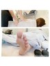 【肩こり/腰痛/足のむくみ】もみほぐし（指圧）+リフレクソロジー60分足湯付