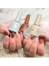 フリープ ネイル バイ ヴァラ(freep nail by VALLA)/透け感ネイル/ラメネイル