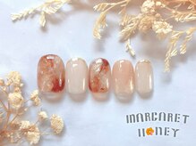 マーガレットハニー 本八幡/大理石ニュアンスアート