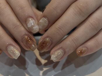 エティル(Etel atelier)/ニュアンス/ちゅるんネイル