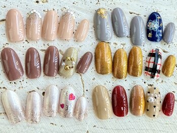 ネイルアンドアイラッシュ グレース 芦屋店(nail&eyelash Grace)の写真/【マオジェル認定★フラッシュグリッター/マグネット導入】高品質ジェルでモチ抜群!定額だから通いやすい♪