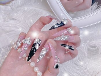 メロディービューティーサロン(Melody)の写真/【チップスカルプ&ジェル150分やり放題¥15980】可愛い指先キープ♪何回目でも同価格の通いやすさ抜群サロン