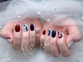 アート4本ネイル