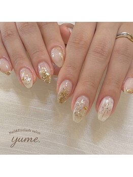 サロン ユメ(salon yume.)/ホワイト×ゴールド