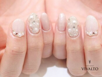 ワールド ビューティ ヴィヴァルト 宝塚店(WORLD BEAUTY VIVALTO)/ビジューネイル