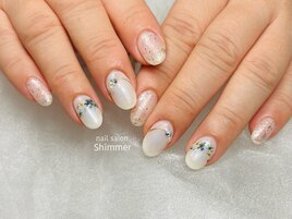 ドライフラワーネイル
