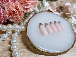 色替え無料☆キラキラフレンチ