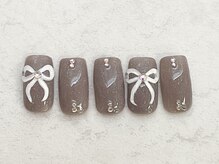 アイビー(Aivy)/ぷっくりリボンネイル