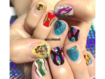 サニーサイドアップ ネイル(Sunny SideUp nail)/Retro 和 Art.