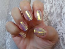 アミュリー ネイル アトリエ(Amury nail atelier)/メタリック オーロラ トレンド