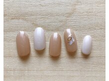 ココルポ 京橋(COCORUPO)/ベージュ×ラメ