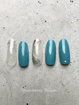 サロンストロベリームーン(Salon Strawberry Moon)/ミラーアートネイル
